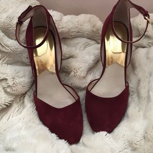 Michael Kors burgundy pumps